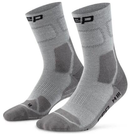 CEP Hiking Light Merino Mid-Cut Compressie - Zwart/Grijs - Dames (34/37)