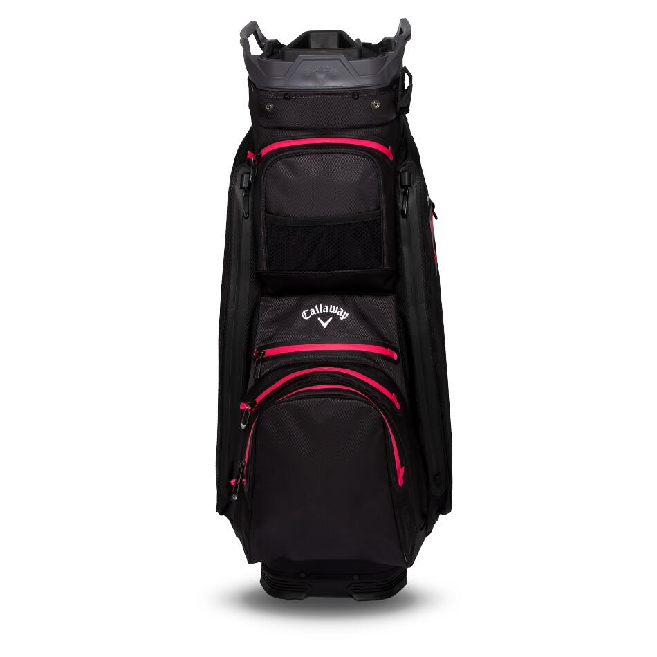 Callaway Golf ORG 14 HD 2025, Sac de transport pour le golf, Noir/Charcoal/Pink 6/6