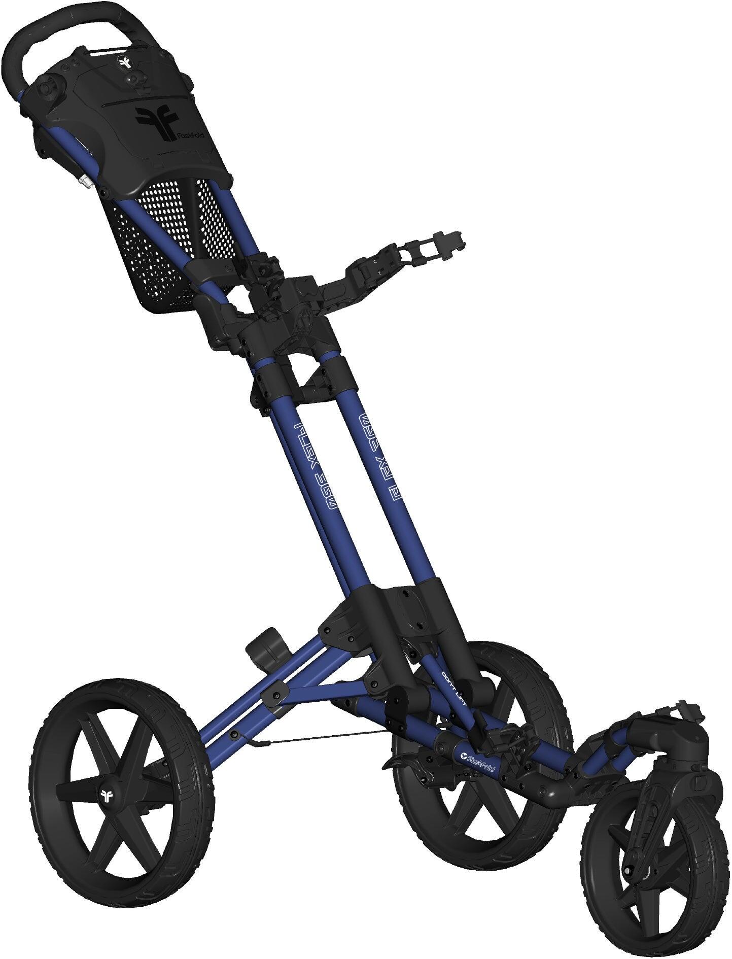 FastFold Flex 360 Golftrolley - Wit Zwart 5/7