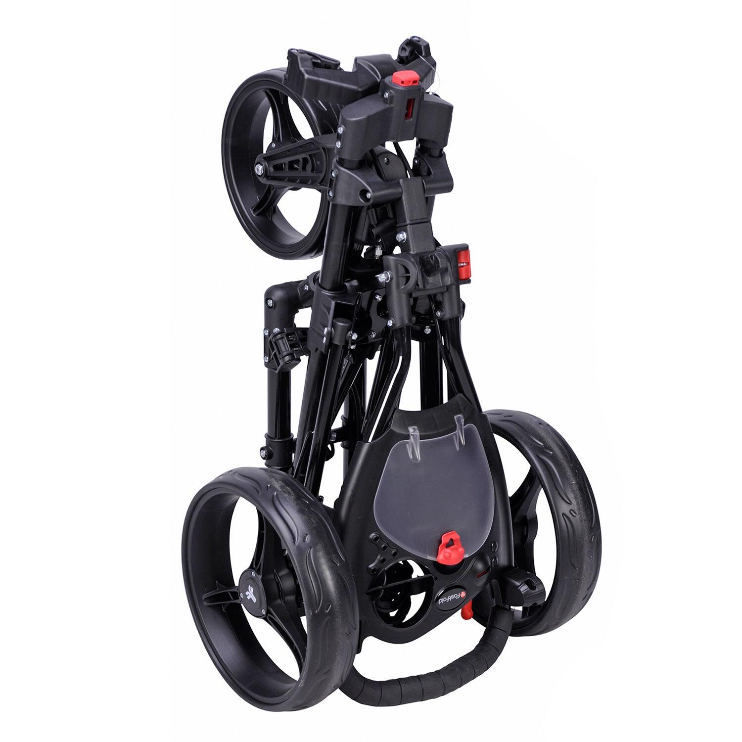 FastFold Flex 360 Golftrolley - Wit Zwart 6/7