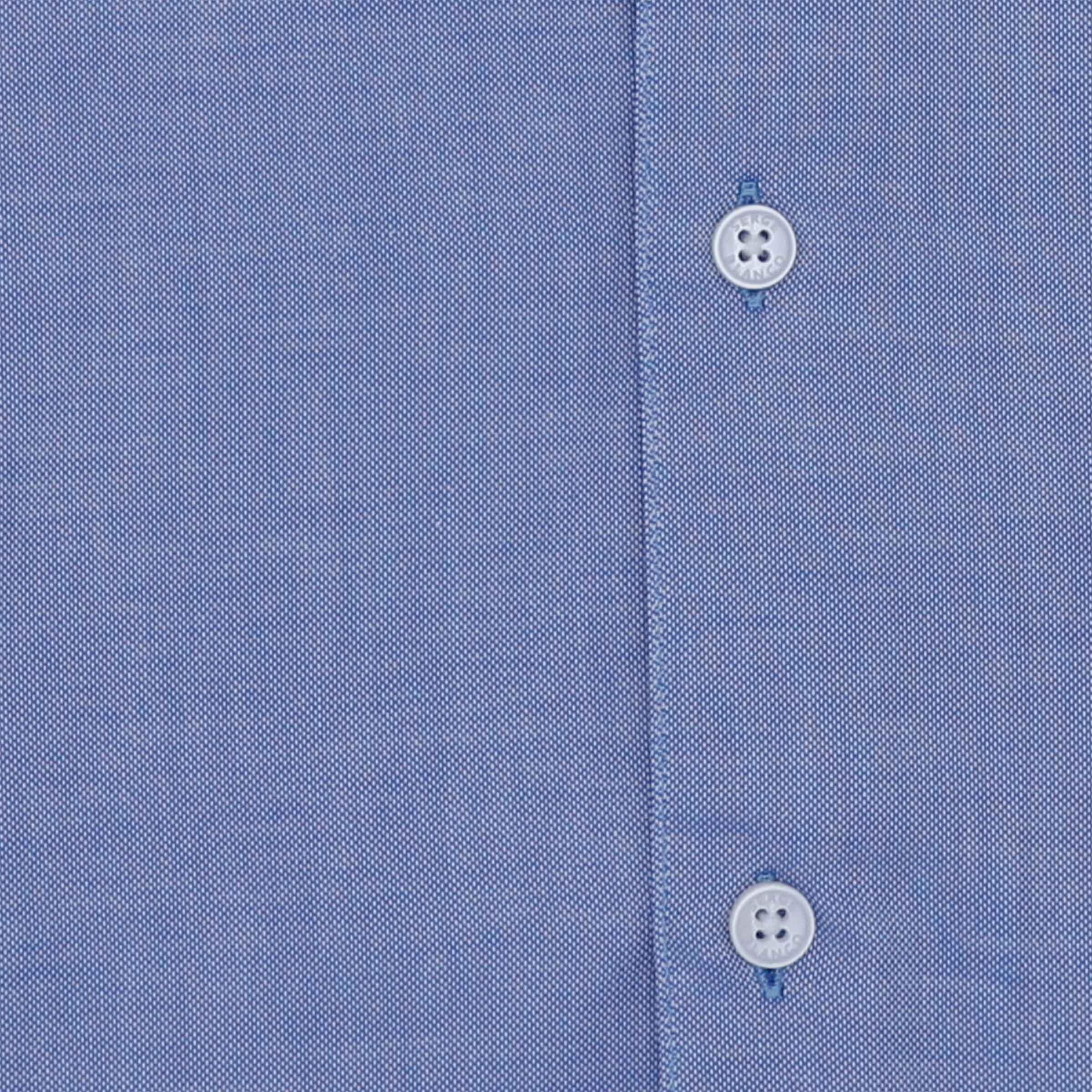 Camisa de manga larga de algodón azul 4/5