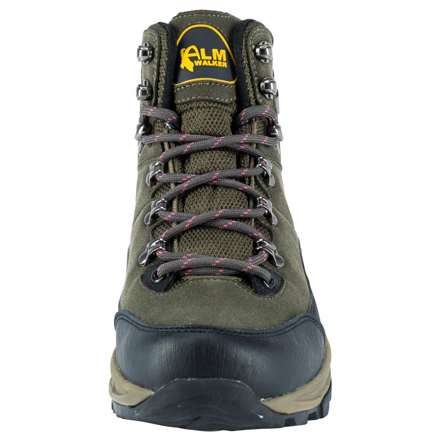 Almwalker Outdoorboots Ventura Pro Damen (Oliv/Schwarz/Rosa) Größe 39 2/5