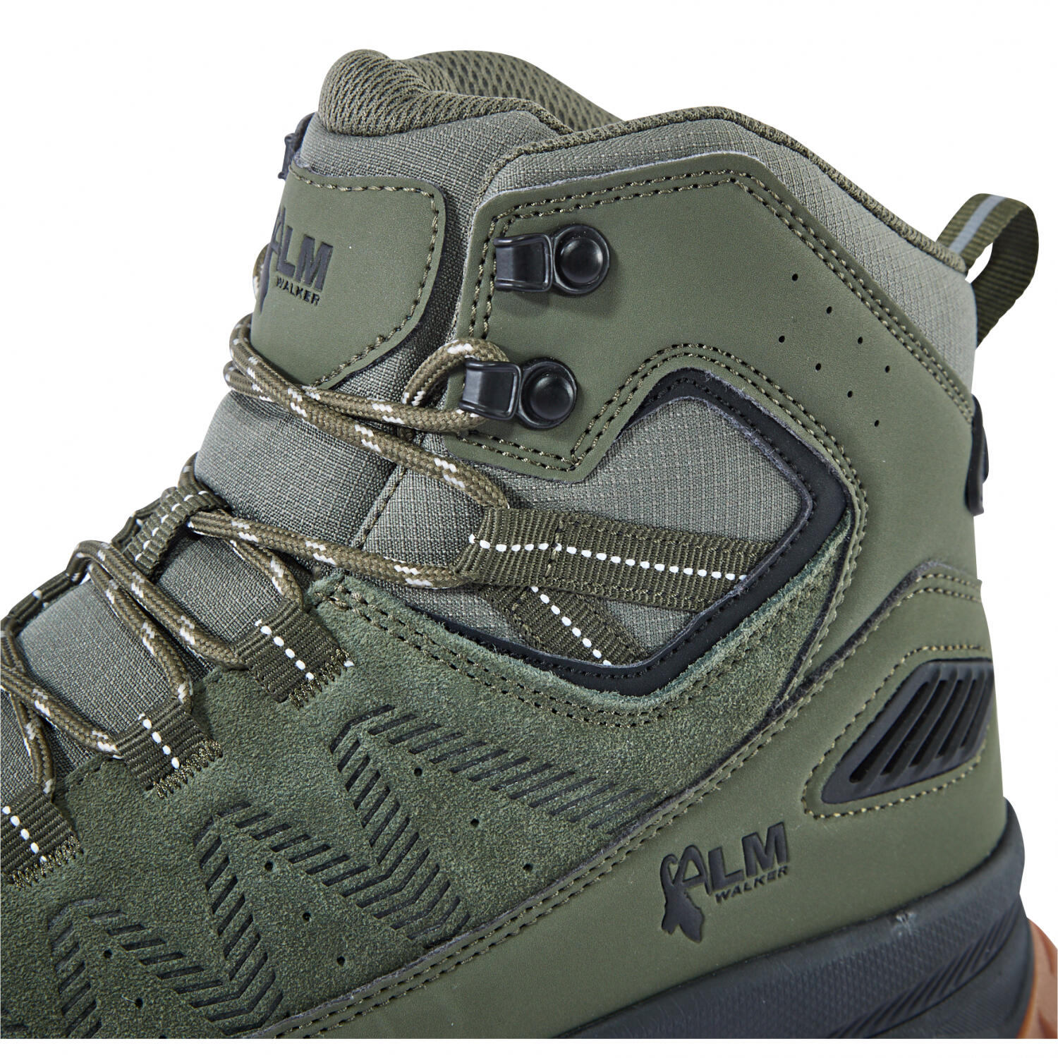 Almwalker Outdoorboots Hugin Herren (Oliv) Größe 43 3/5