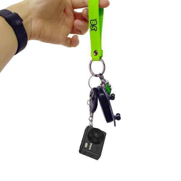 Mini cámara deportiva HD tipo llavero CARRY negro 5/7