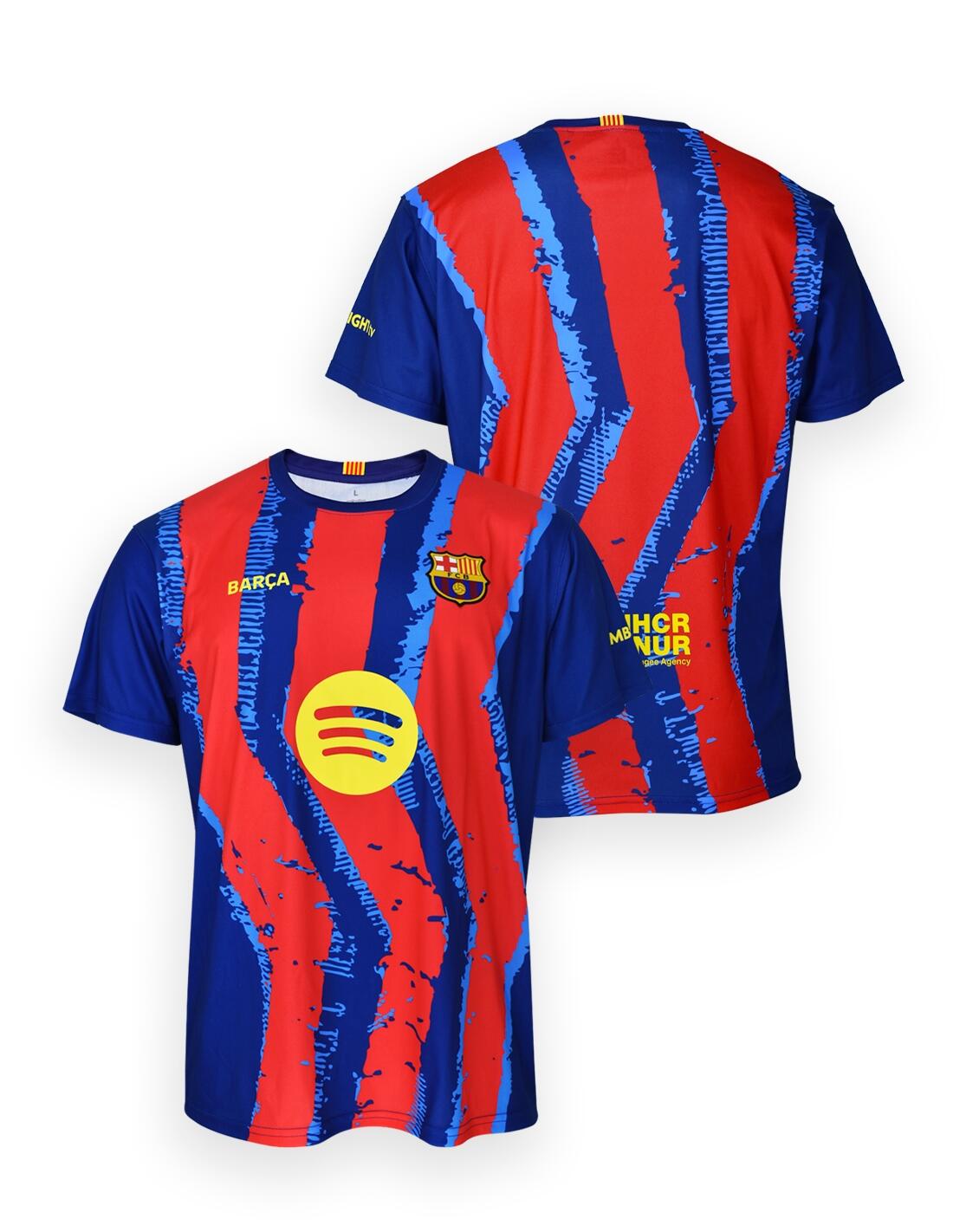 FC Barcelona 2025-2026, maglia da trasferta Premium n. 4, replica 4/6
