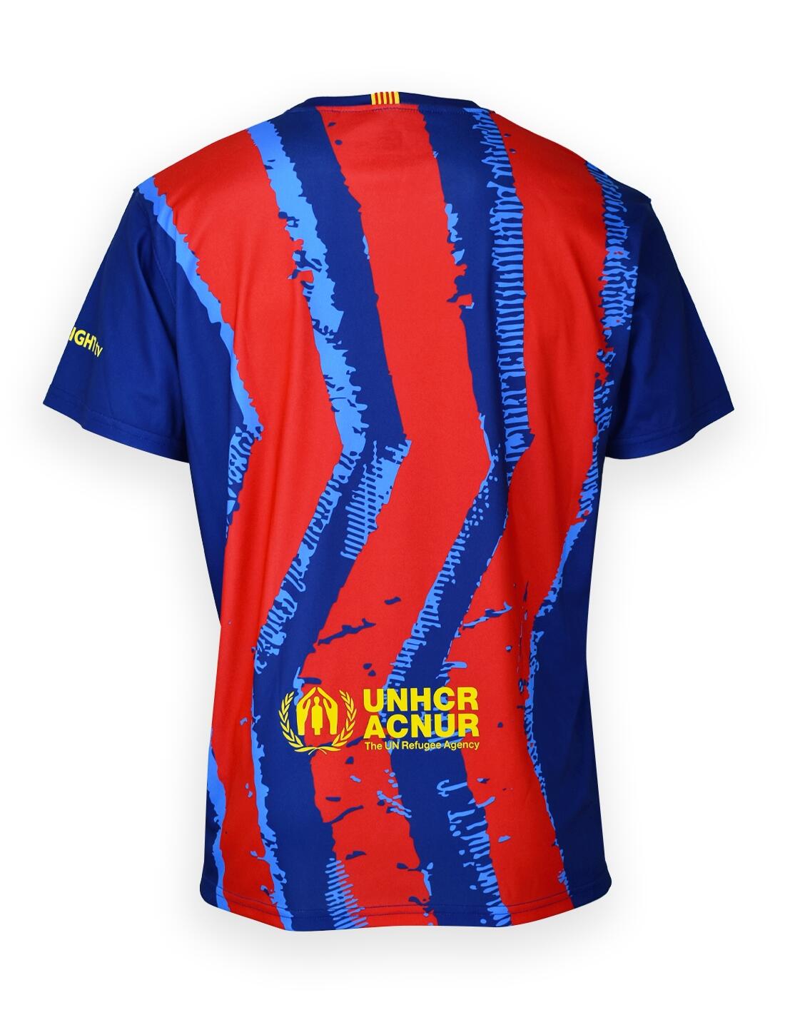 FC Barcelona 2025-2026, maglia da trasferta Premium n. 4, replica 3/6