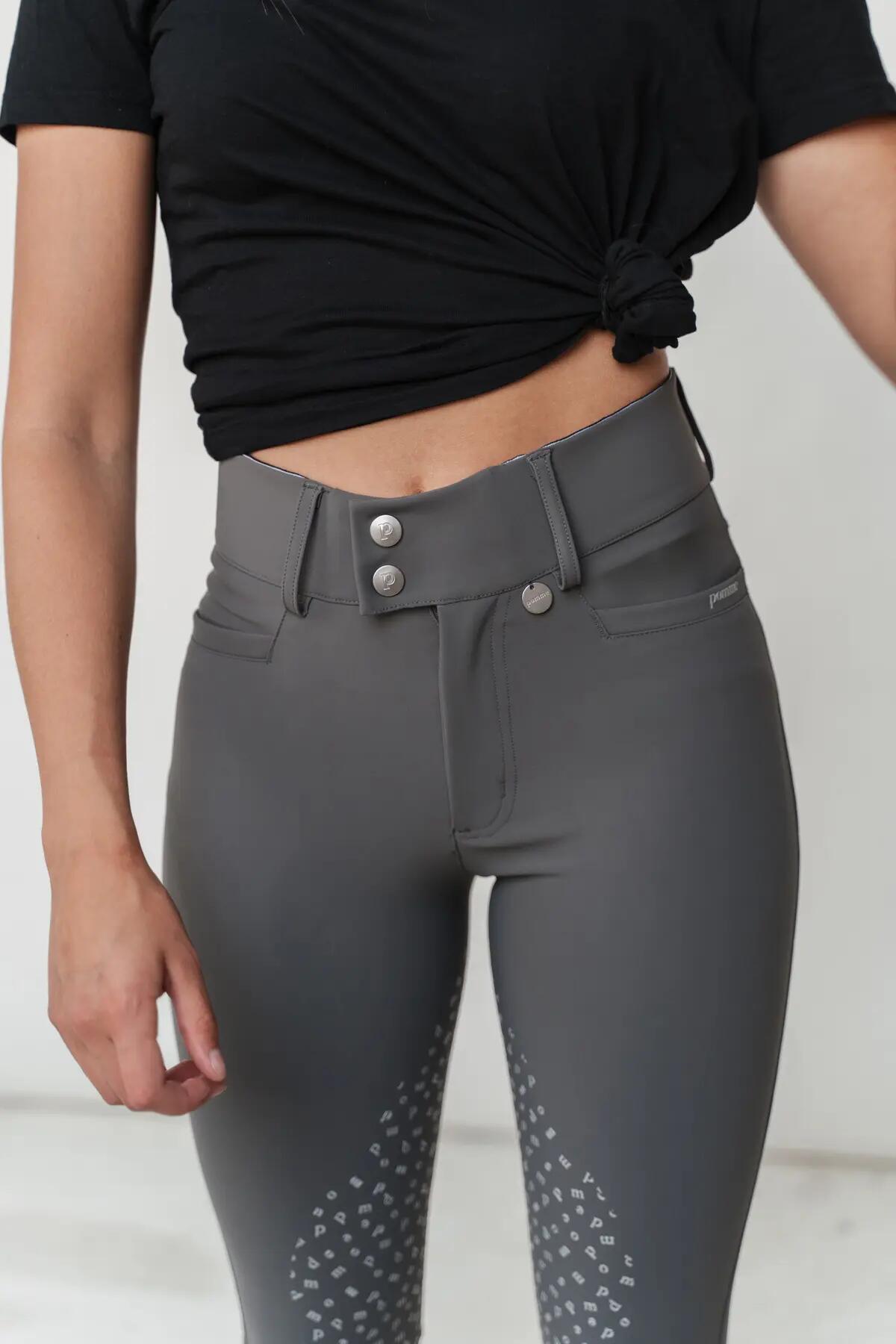 Nellie Bling - Pantalon d'équitation, Dark Shadow 3/4
