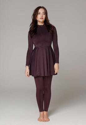 Dames zwemkleding zwempak met legging