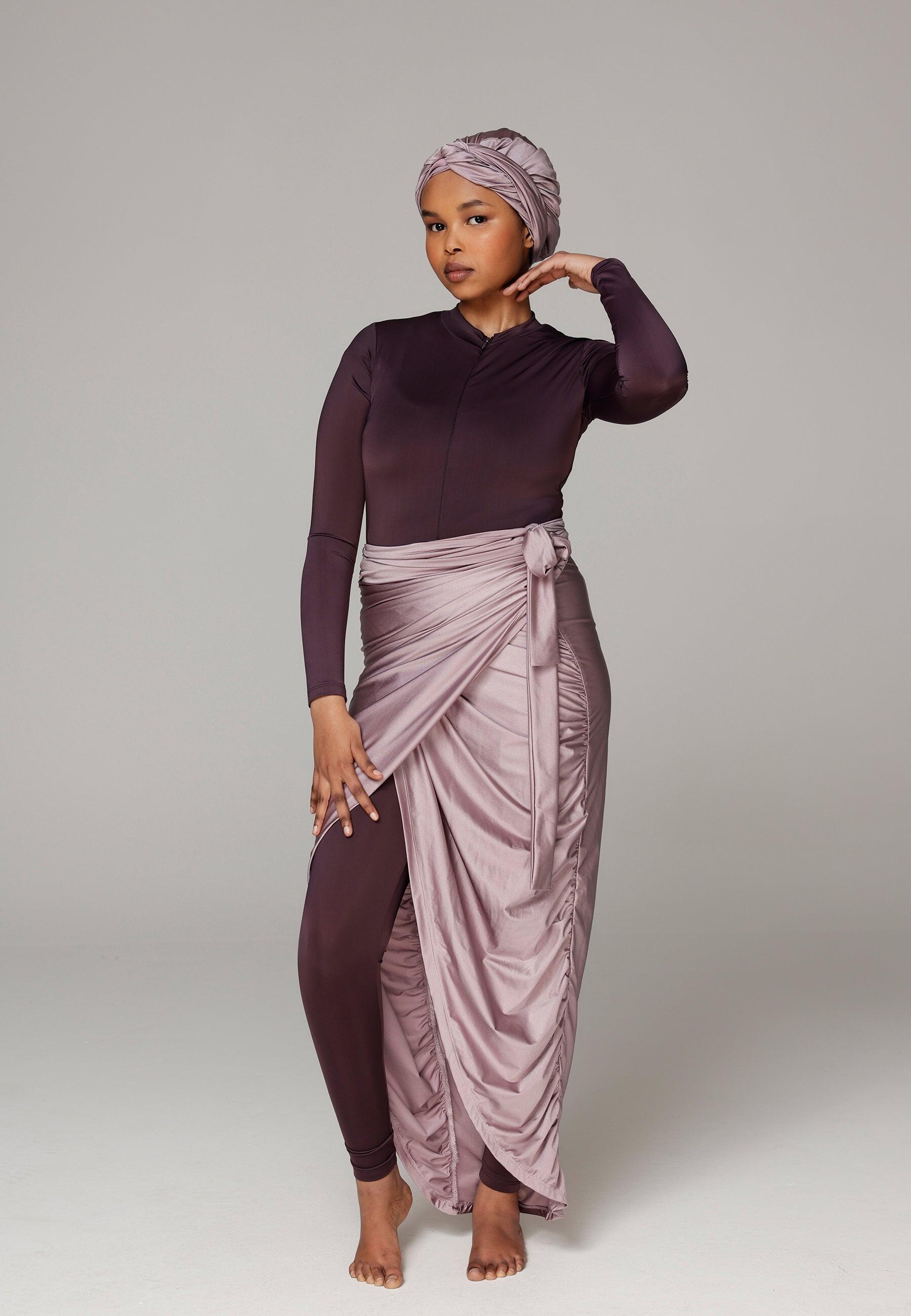 Dames Zwemkleding Zwembody met Legging en Rok 2/6