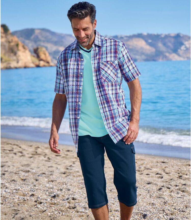 ¾-Cargo-Jeans mit Stretch-Effekt 3/3