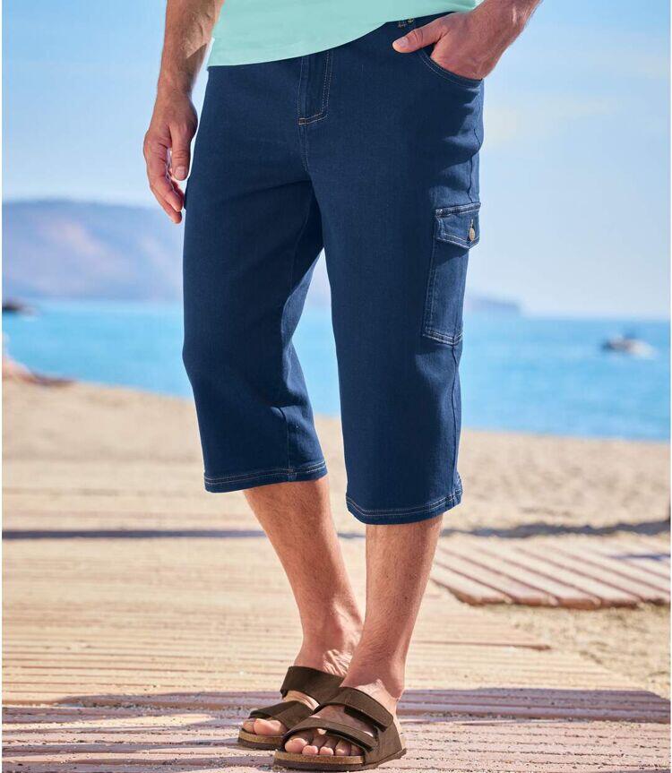 ¾-Cargo-Jeans mit Stretch-Effekt 2/3