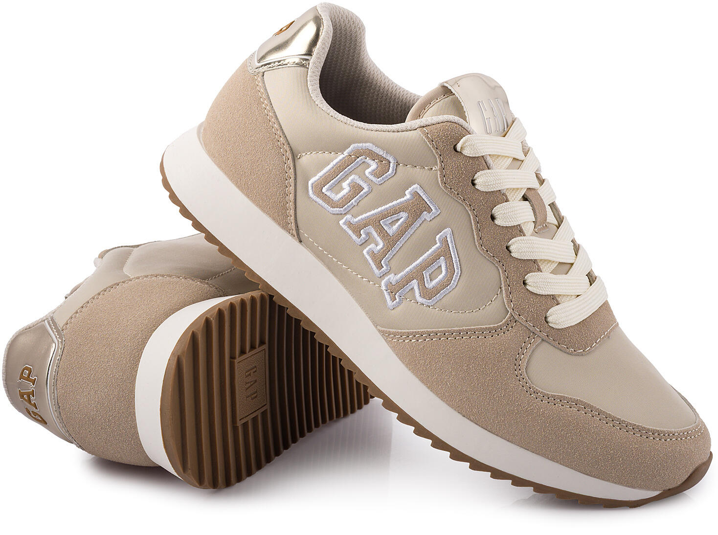 Damskie buty sneakersy sportowe piaskowe GAP NASHVILLE ARCH LOGO 4/7