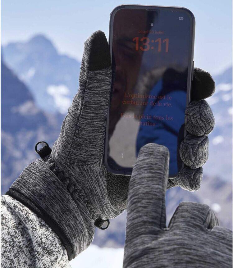 Gants Tactiles Doublés Polaire 3/3