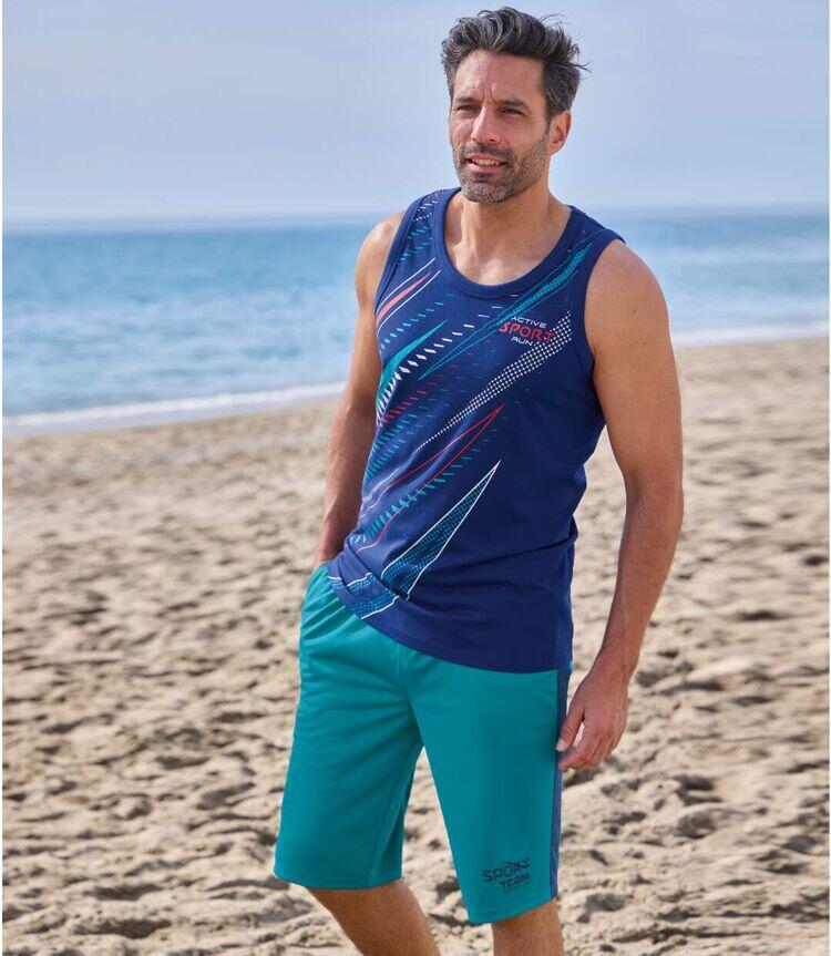 Lot de 2 Bermudas Running 4/7