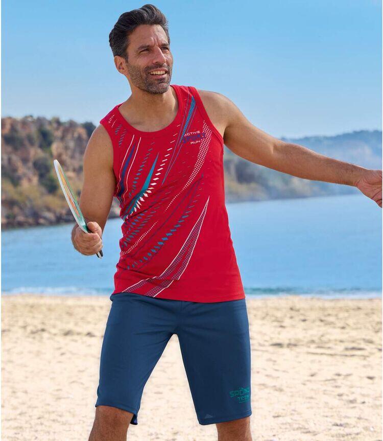 Lot de 2 Bermudas Running 6/7