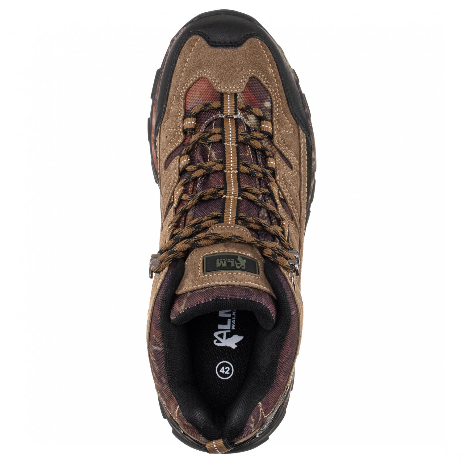 Almwalker Outdoorboots Skanden Herren (Braun/Camouflage) Größe 41 3/5