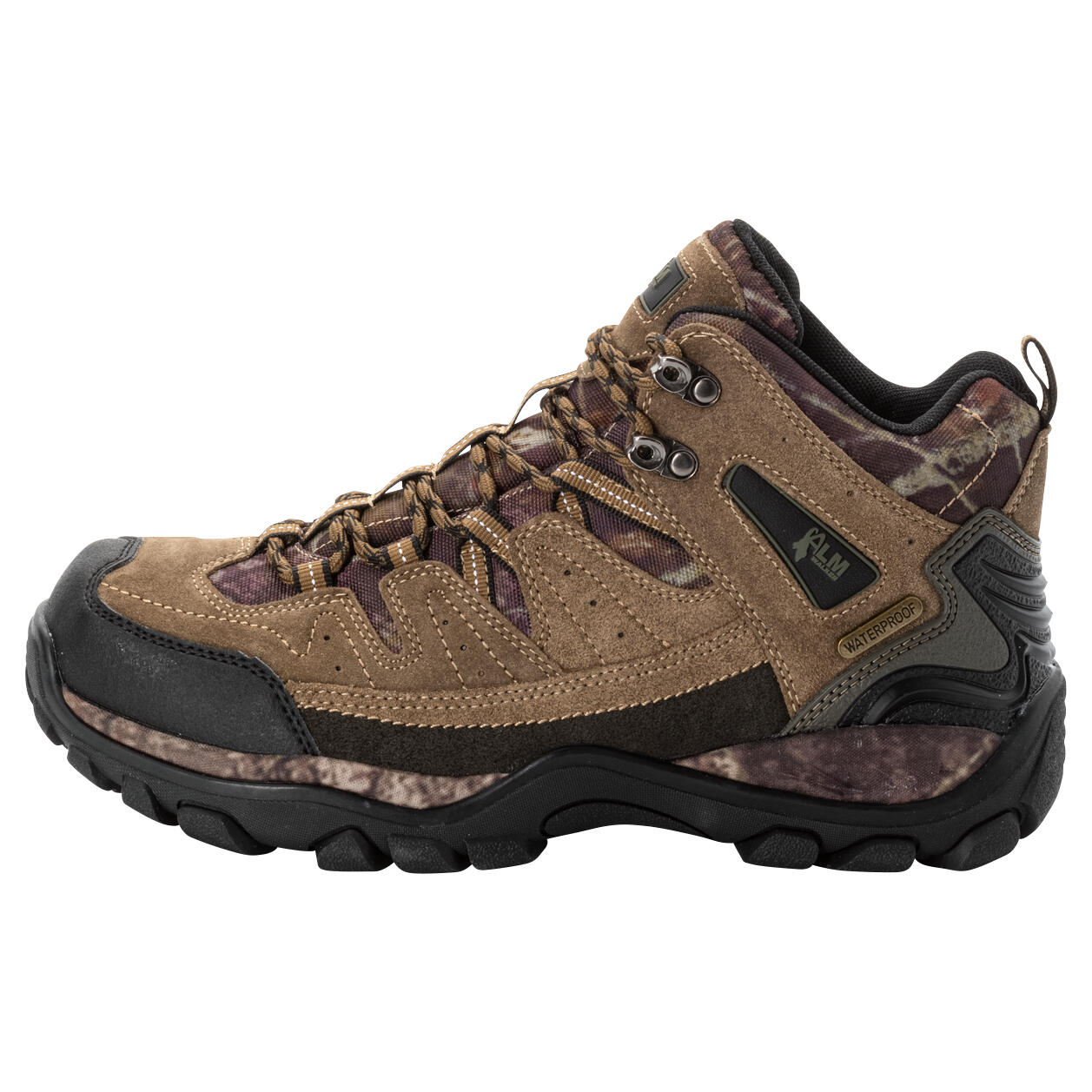 Almwalker Outdoorboots Skanden Herren (Braun/Camouflage) Größe 41 2/5