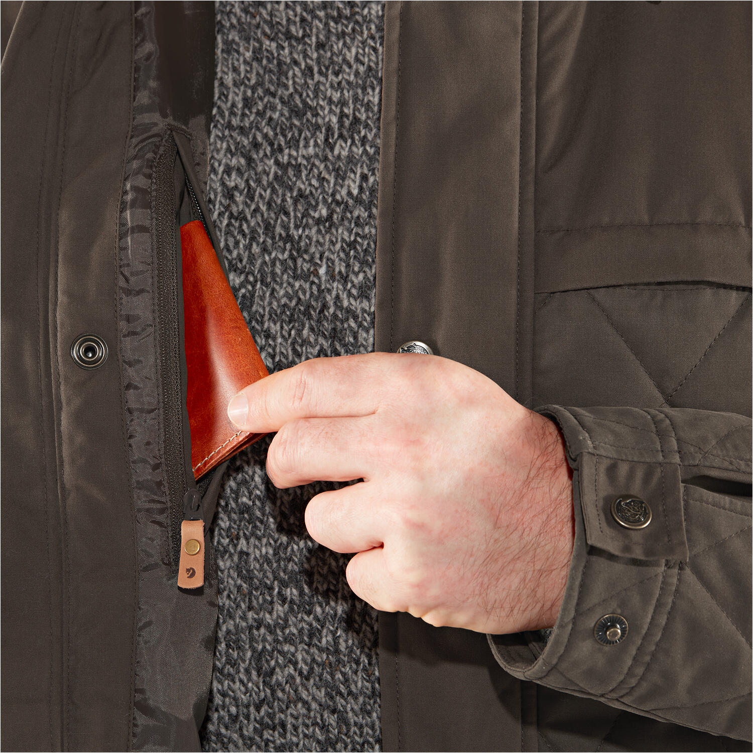 FJALLRAVEN Funktionsjacke Övik Wool Padded Jkt M 4/5