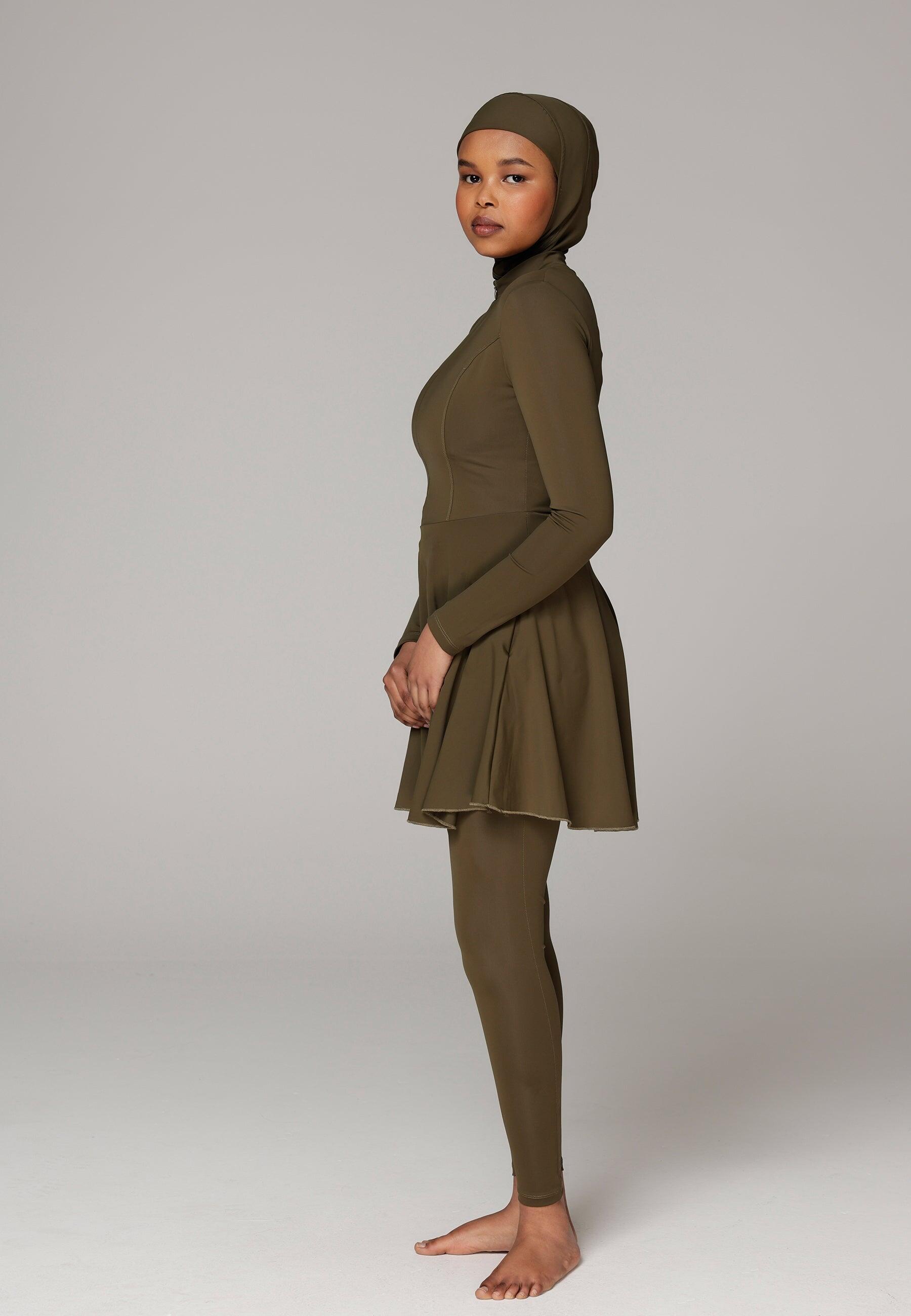 Dames Zwemkleding Zwempak met Legging 2/5
