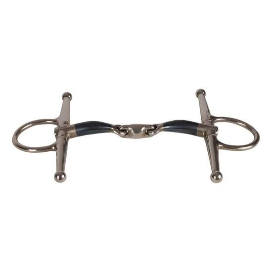 Mors à aiguille double-brisures pour cheval Velari Full Cheek Bit Sweet Iron 16m