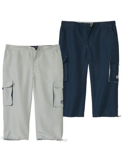 Lot de 2 Pantacourts Cargo Microfibre Top Confort