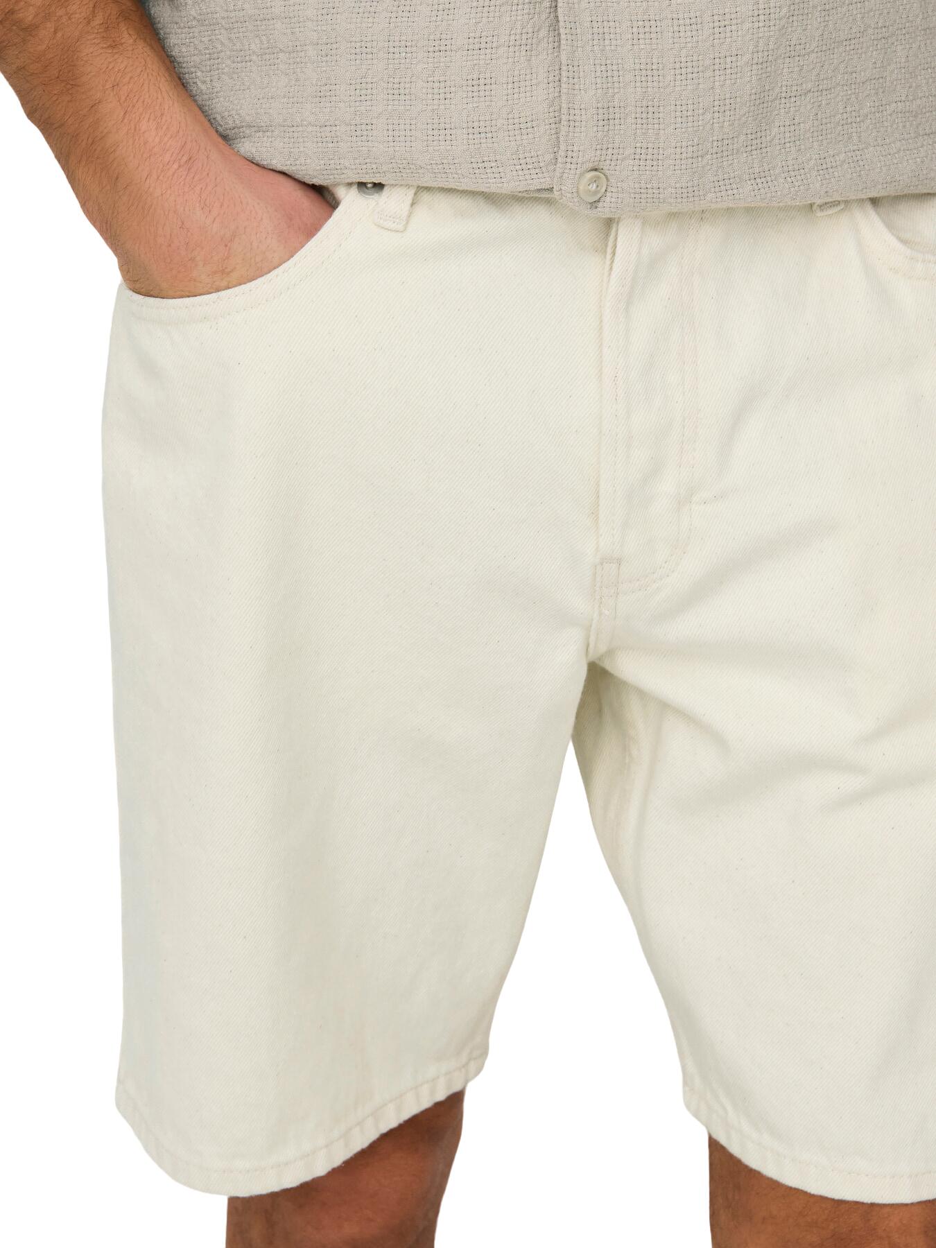 Edge Korte Broek Heren Short Ecru 3/6