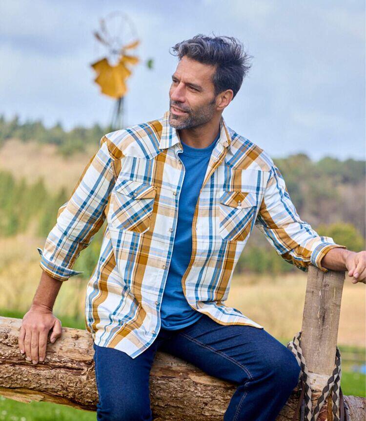 Chemise à Carreaux Texas  5/6