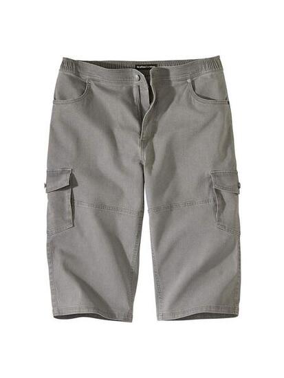 Pantacourt Cargo en Jean Gris