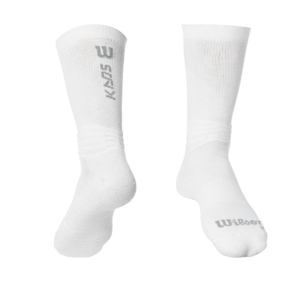 Wilson Kaos Men's White Tennis Socks