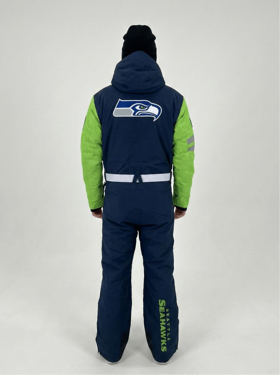 Herren Ski Skianzug Wasserdicht NFL Seattle Seahawks 2/7