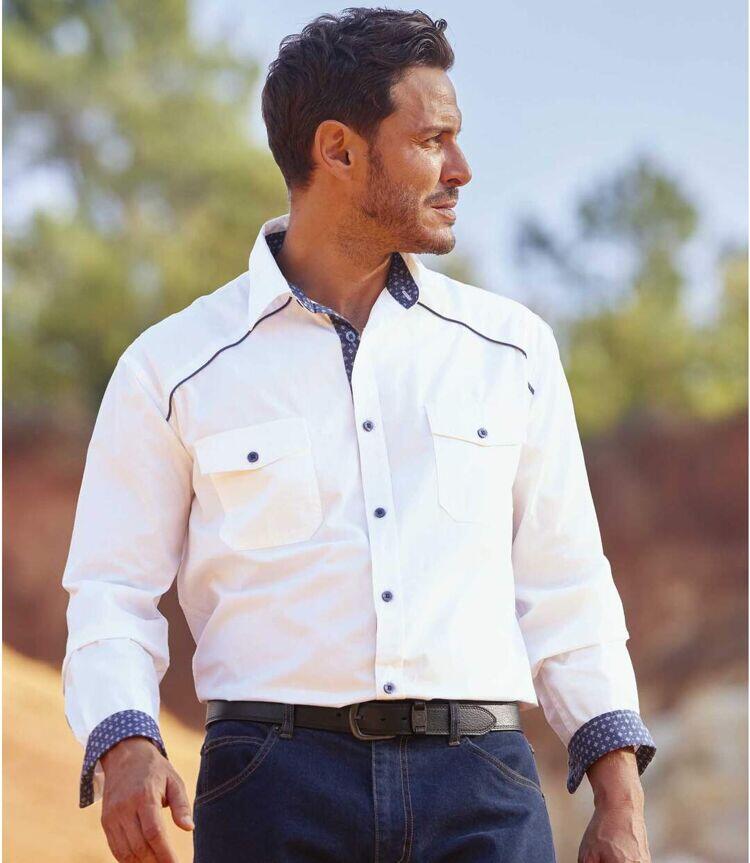 Chemise Blanche Style Country 6/7