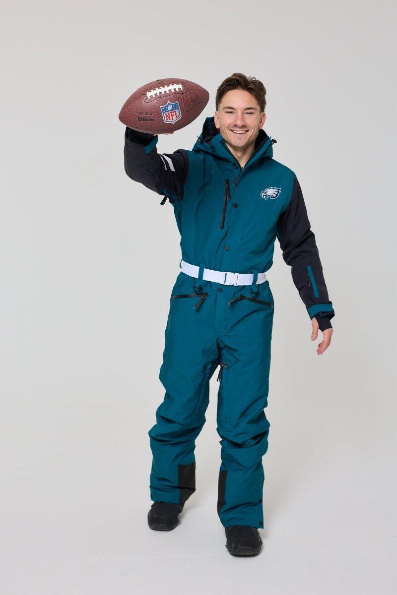 Herren Ski Skianzug Wasserdicht NFL Philadelphia Eagles 5/7