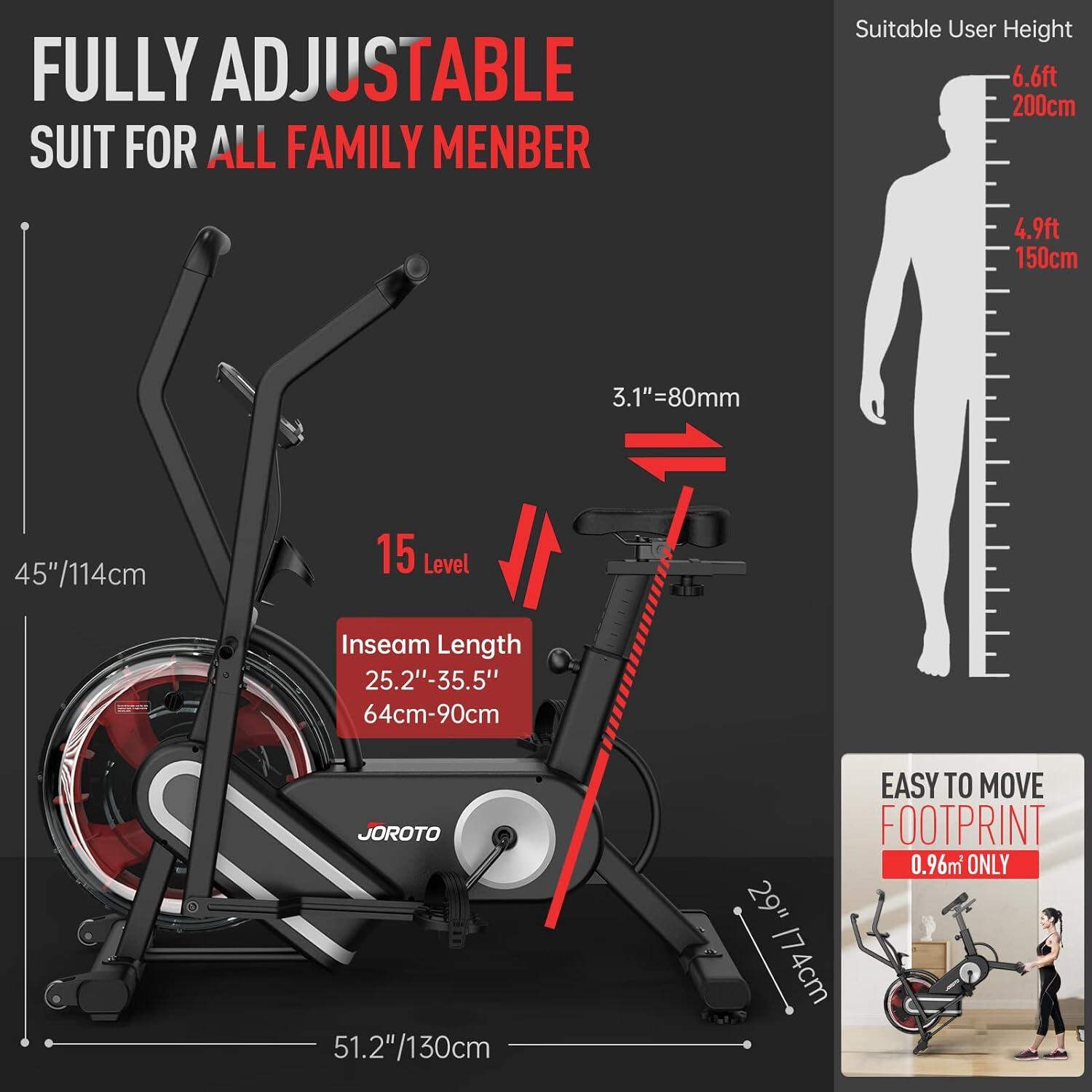 XR5 Wasser Heimtrainer Fahrrad mit Bluetooth-App, 150 KG Ergometer fitnessbike 5/7