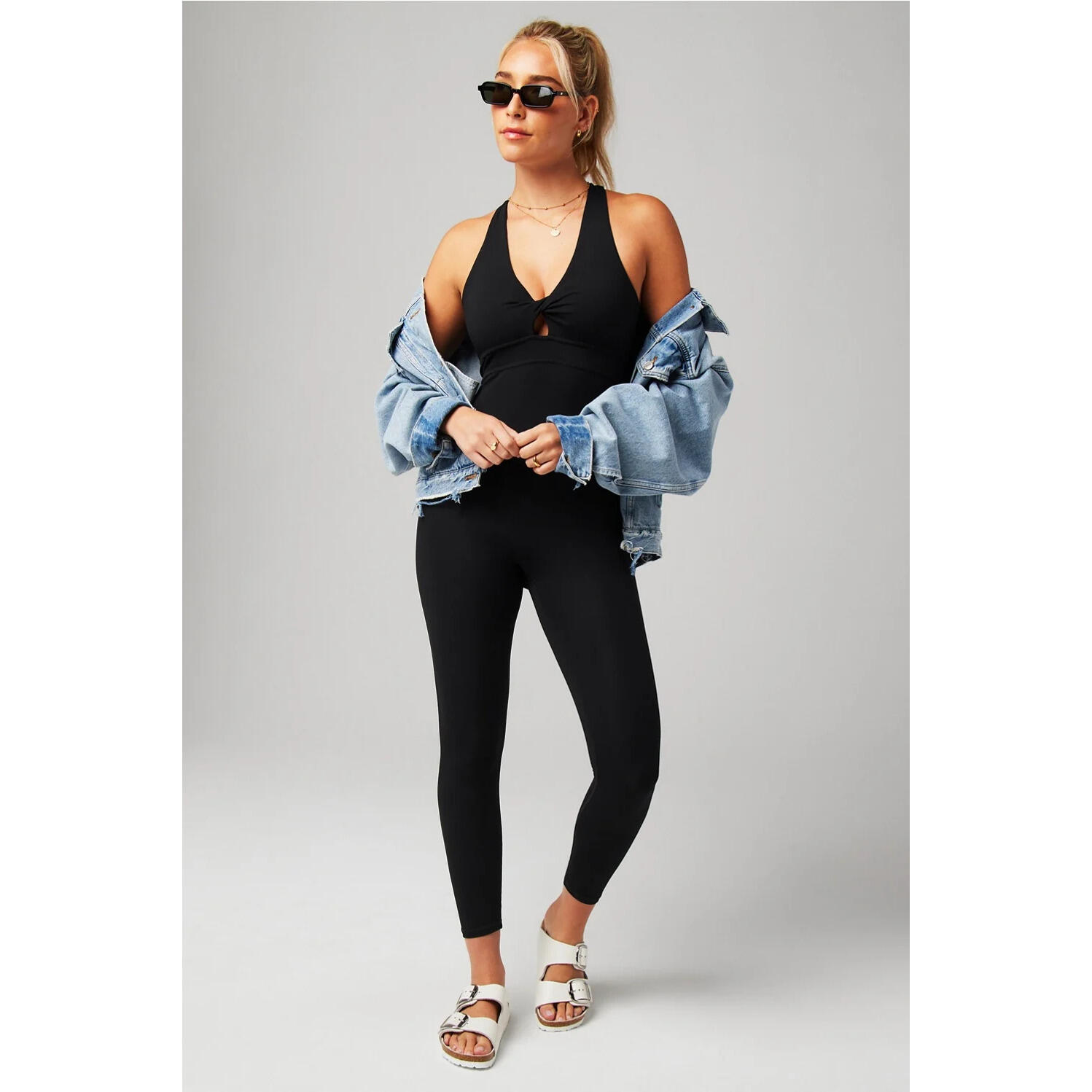 Combi pantalon 7/8 avec poche femme Fabletics Oasis 3/6