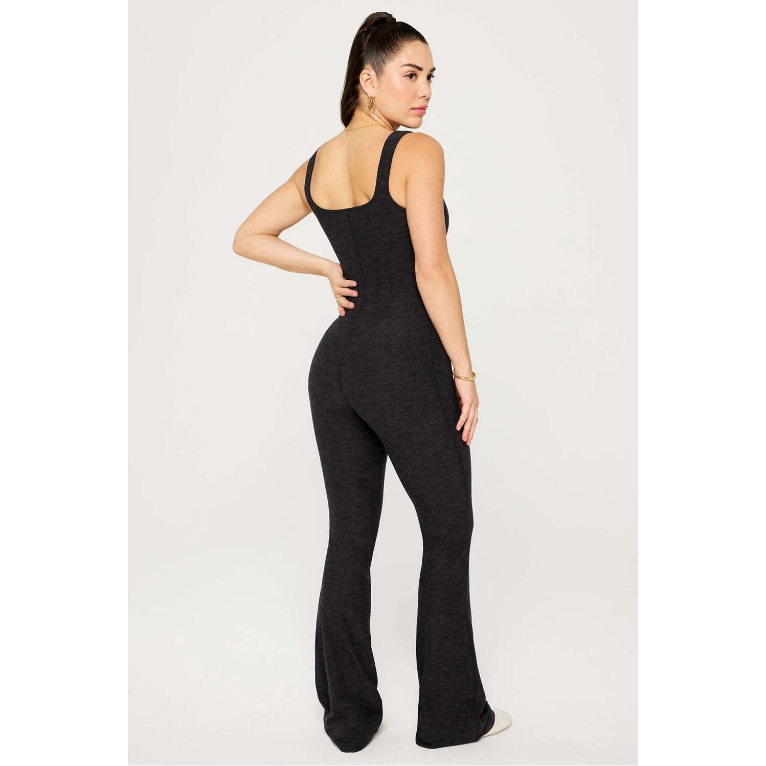 Combi pantalon évasée femme Fabletics HeatherFlex 2/6