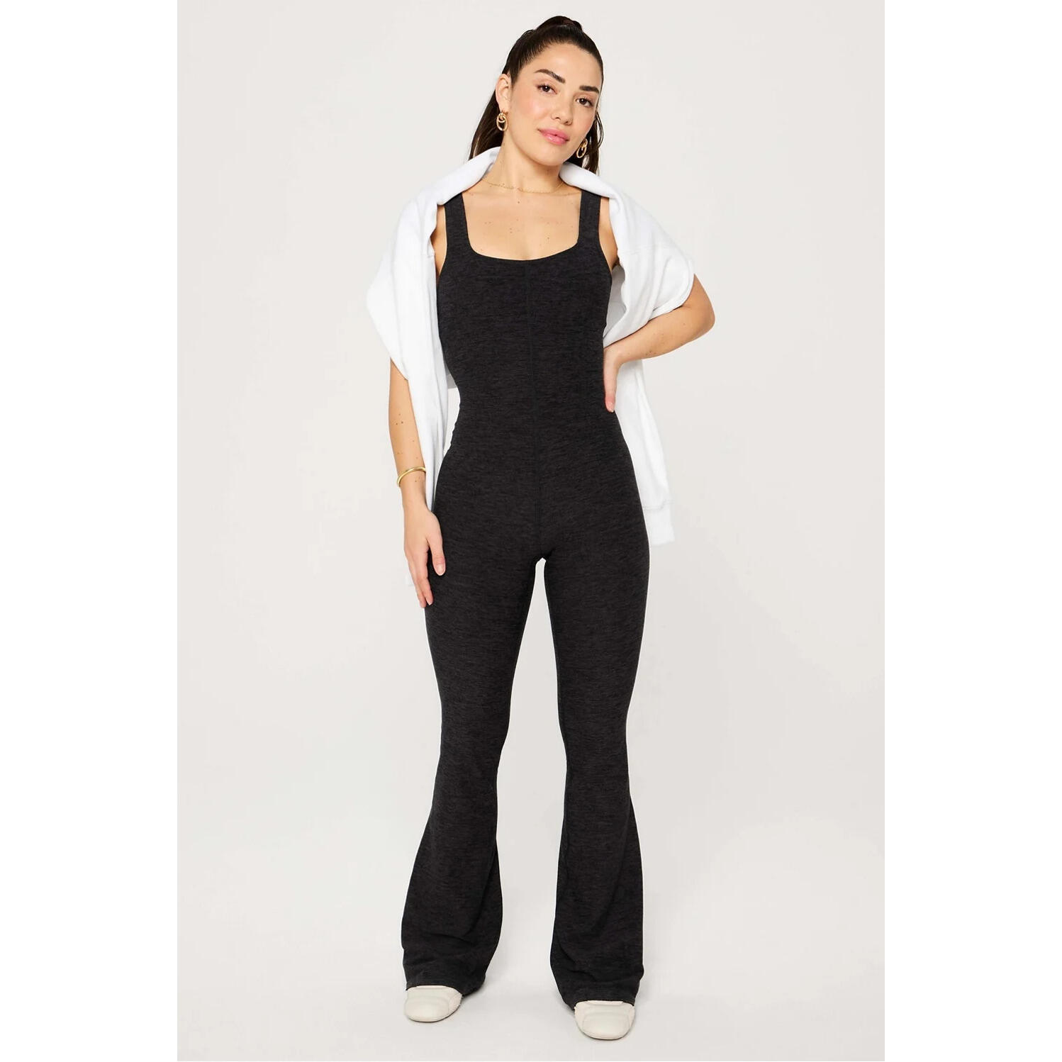 Combi pantalon évasée femme Fabletics HeatherFlex 4/6