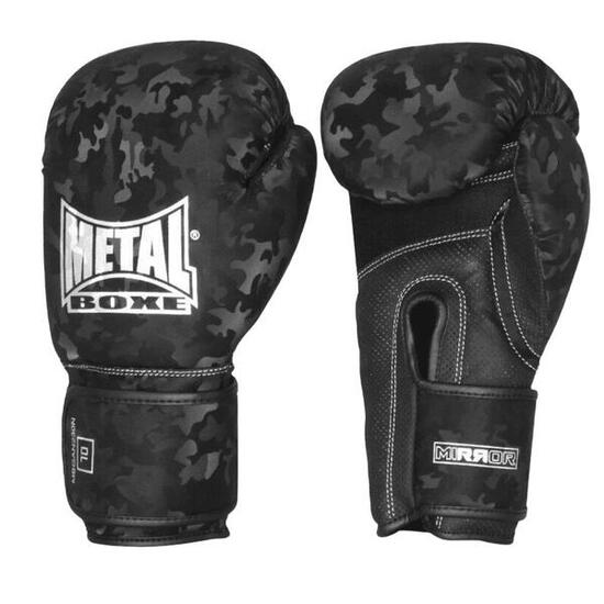 Gants de boxe de Compétition Noir Mixte Metal Boxe Mirror