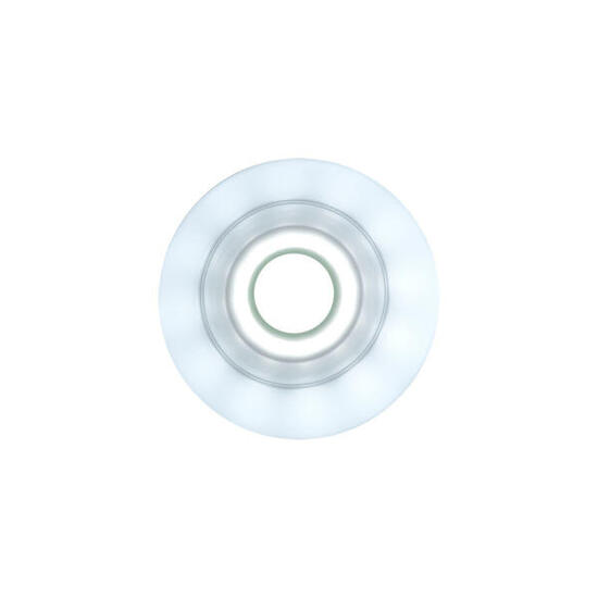 Zestaw 3 kółek do rolek Luminous 100mm/85A Duo White White LED