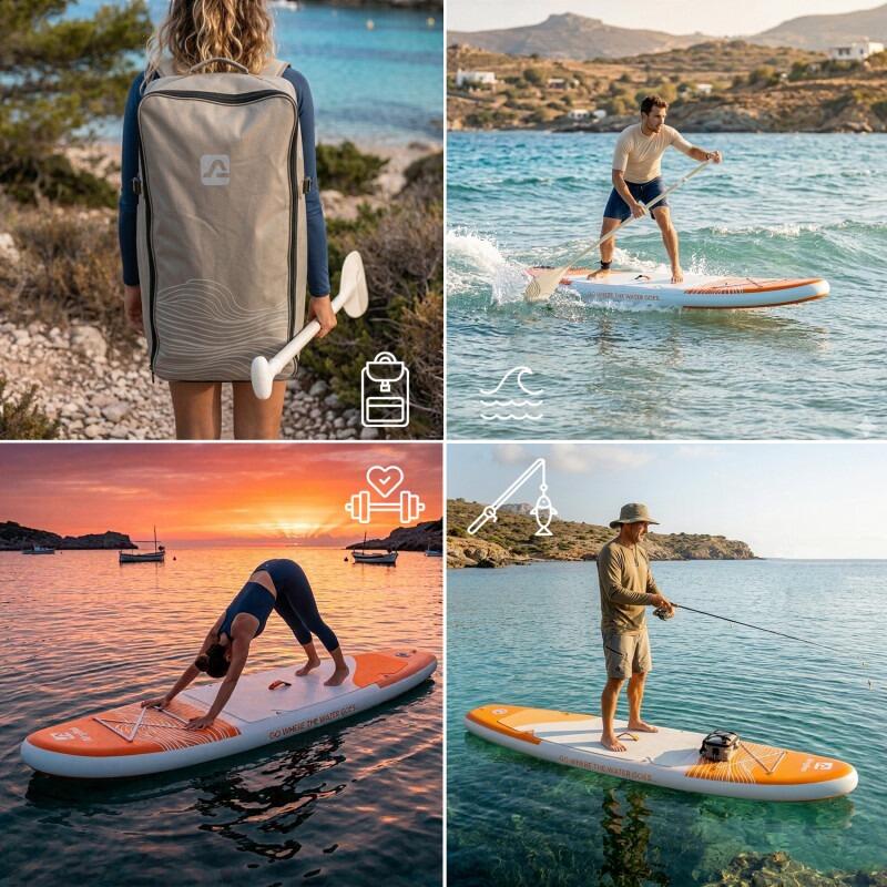 Zestaw SUP do rekreacji Airgliss Comet 11.0 – maks. 190 kg 3/7