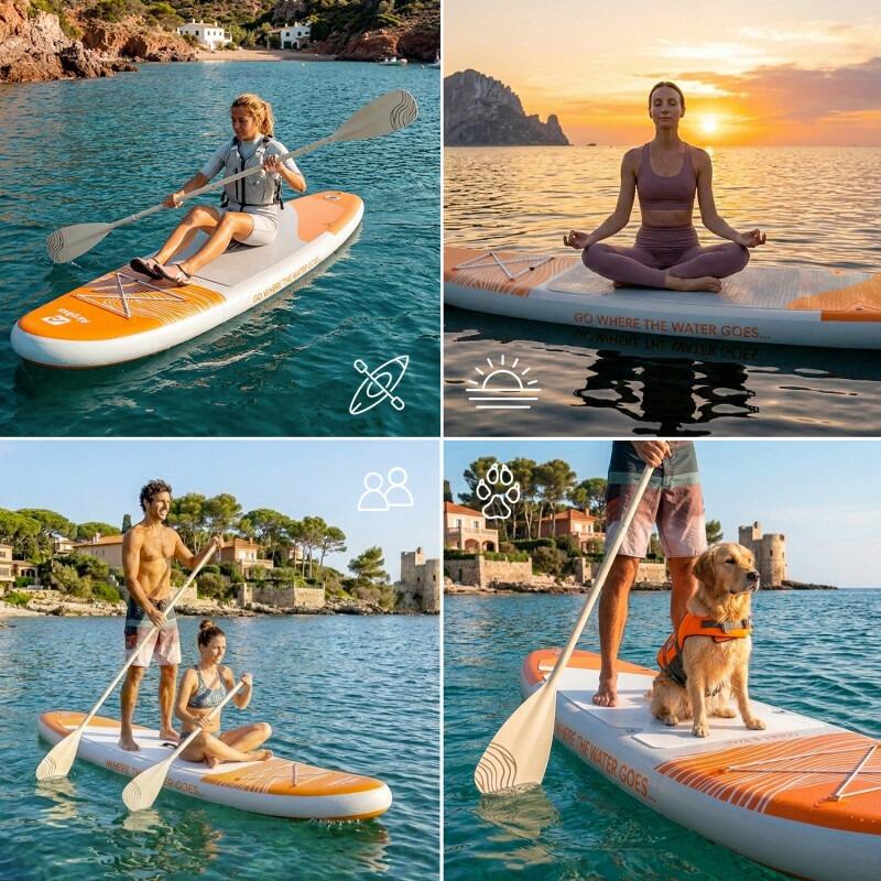 Zestaw SUP do rekreacji Airgliss Comet 11.0 – maks. 190 kg 2/7