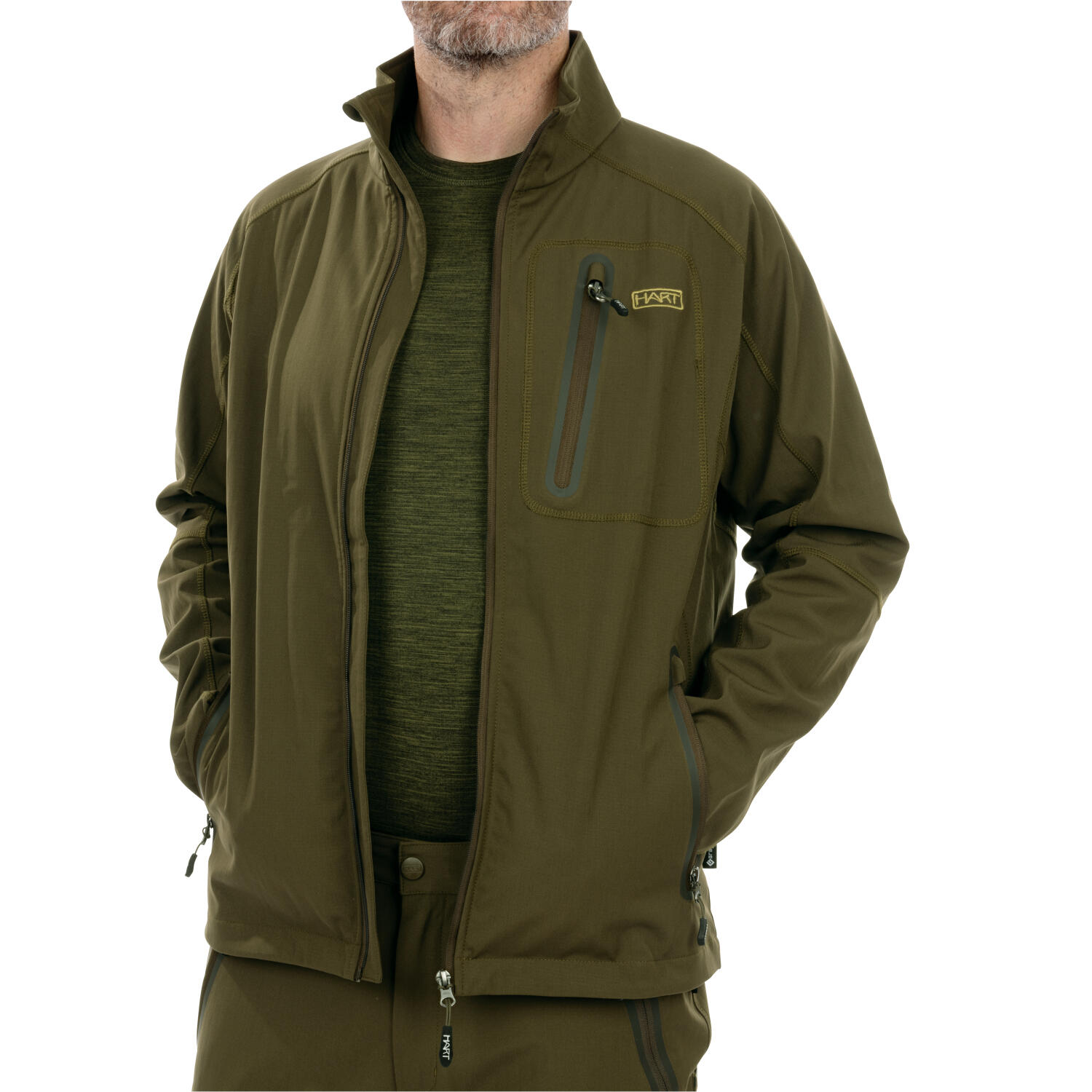 Hart Ibice-PS Jacke Herren (Dunkeloliv) Größe M 4/5