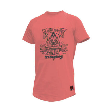 T-shirt d'entraînement THORN FIT Heavy Metal corail