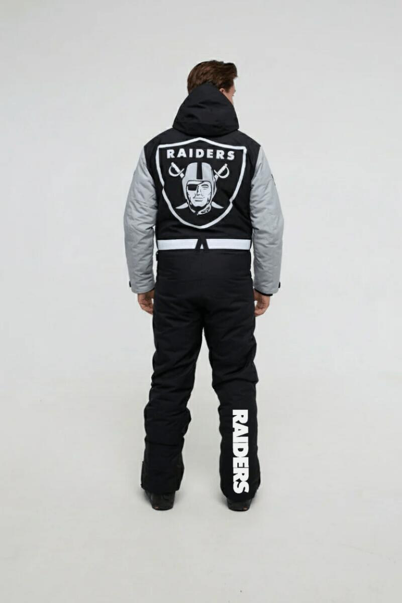 Herren Ski Skianzug Wasserdicht NFL Las Vegas Raiders 2/7