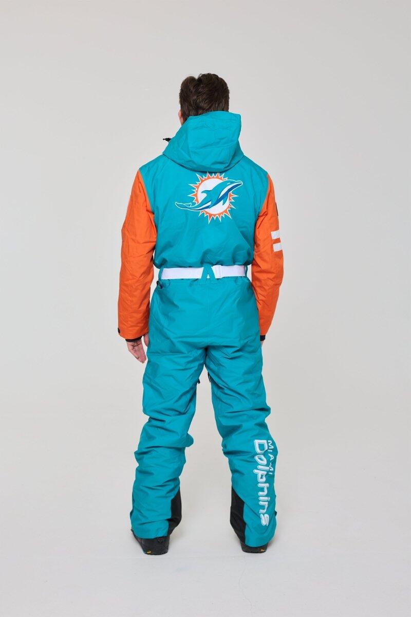 Herren Ski Skianzug Wasserdicht NFL Miami Dolphins 4/7