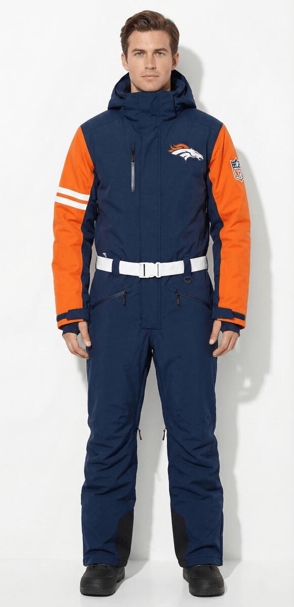 Heren Ski Skipak Waterdicht NFL Denver Broncos 1/7