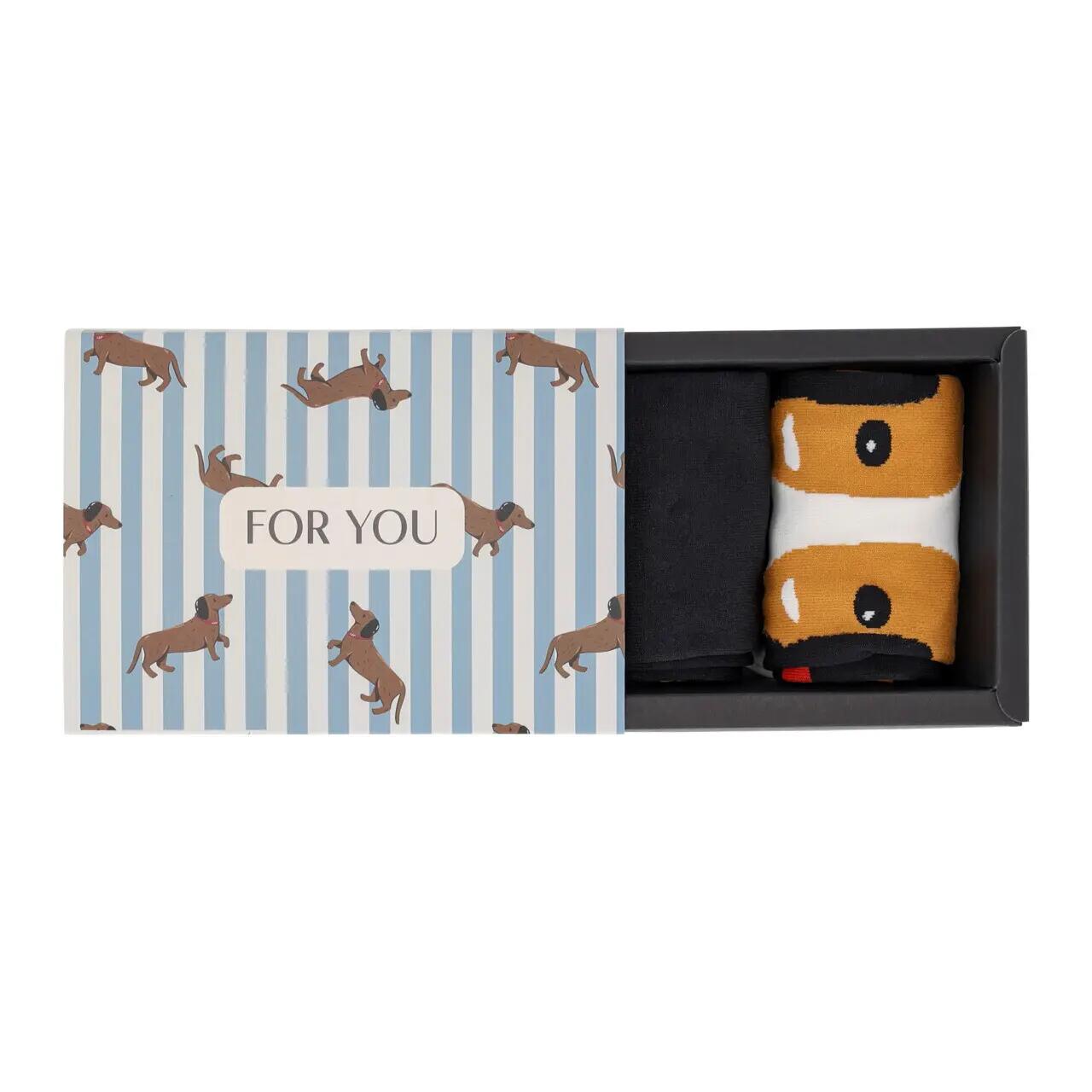 Chaussettes équitation femme QHP Gift Box Stable Buddy (x2) 5/5