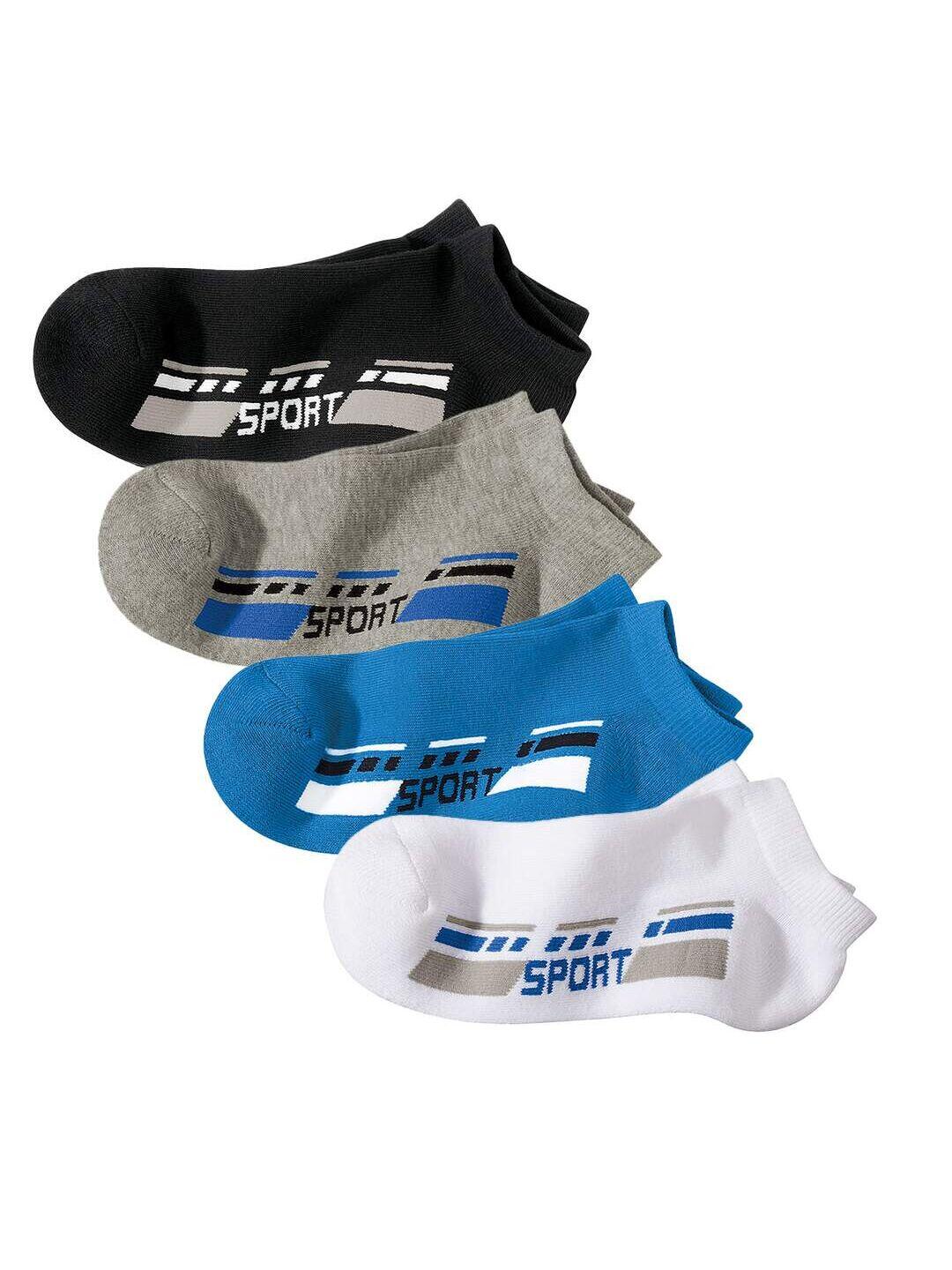 Lot de 4 Paires de Socquettes Sport 1/1