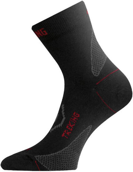 Chaussettes - Cyclisme - Unisexe - Mérinos randonnée - Fines - Noir