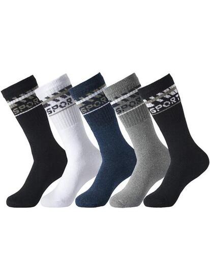 Lot de 5 Chaussettes Mi-Hautes Sport