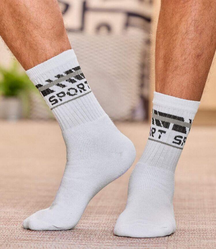 Lot de 5 Chaussettes Mi-Hautes Sport 6/7